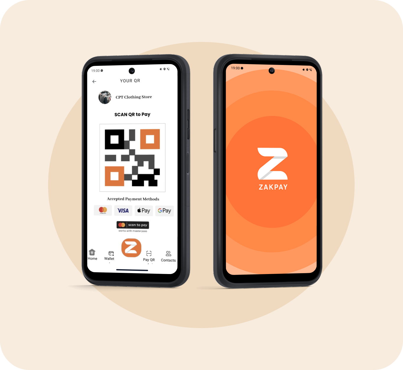ZakPay QR checkout